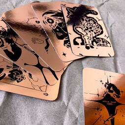 Rose gold cards - By Lamunes, Ciro, Namagical, Diansakhu, Bisou Cool and Ssaemii